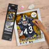 Pittsburgh Steelers<br>Troy Polamalu Diamond Painting Craft Kit