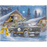 Pittsburgh Steelers<br>Winter Farm Truck<br>Diamond Painting Craft Kit