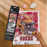 San Francisco 49ers<br>Helmet Diamond Painting Craft Kit