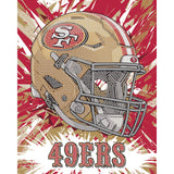 San Francisco 49ers<br>Helmet Diamond Painting Craft Kit