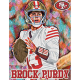 San Francisco 49ers<br>Brock Purdy Diamond Painting Craft Kit