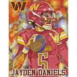 Washington Commanders<br>Jayden Daniels Diamond Painting Craft Kit