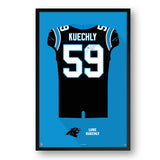 Carolina Panthers<br>Luke Kuechly Jersey Print