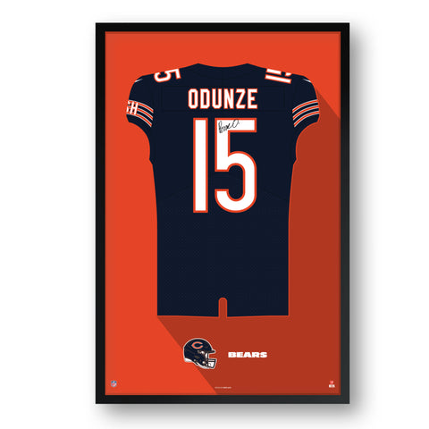 Chicago Bears<br>Rome Odunze Jersey Print