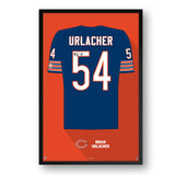 Chicago Bears<br>Brian Urlacher Jersey Print