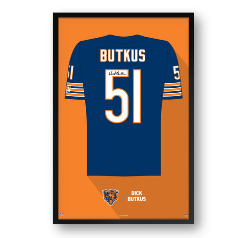 Chicago Bears<br>Dick Butkus Jersey Print