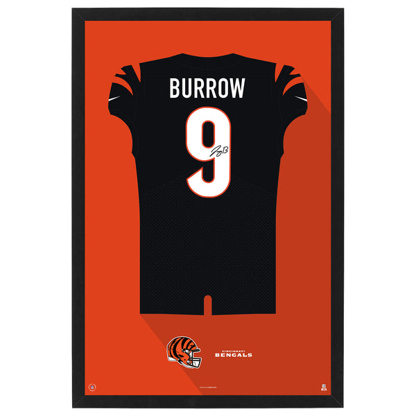Cincinnati Bengals Joe Burrow Jersey Print Team Color / Medium - 19.5'x25' | Sporticulture
