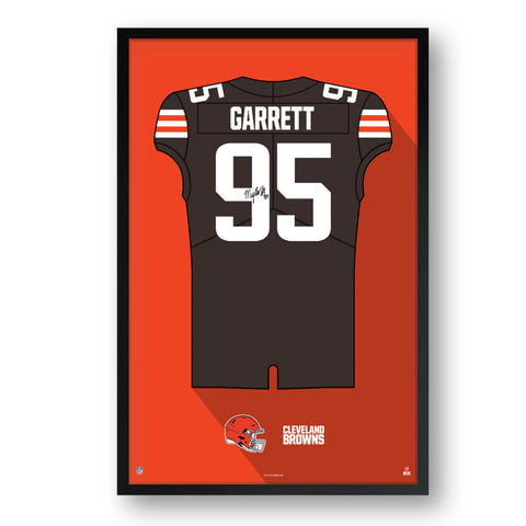 Cleveland Browns<br>Myles Garrett Jersey Print