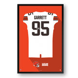 Cleveland Browns<br>Myles Garrett Jersey Print