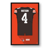 Cleveland Browns<br>Deshaun Watson Jersey Print