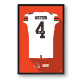 Cleveland Browns<br>Deshaun Watson Jersey Print