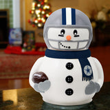 Dallas Cowboys<br>Ceramic Snowman Cookie Jar