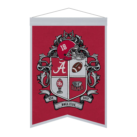 Alabama Crimson Tide<br>Winning Streak Team Crest Banner