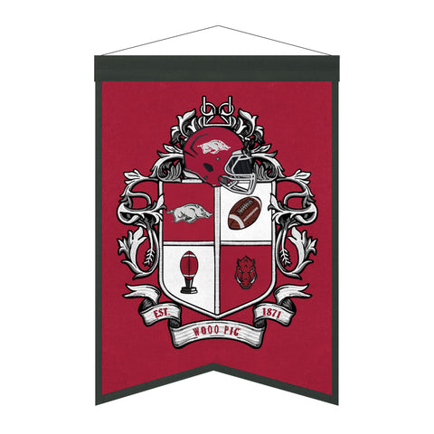 Arkansas Razorbacks<br>Winning Streak Team Crest Banner