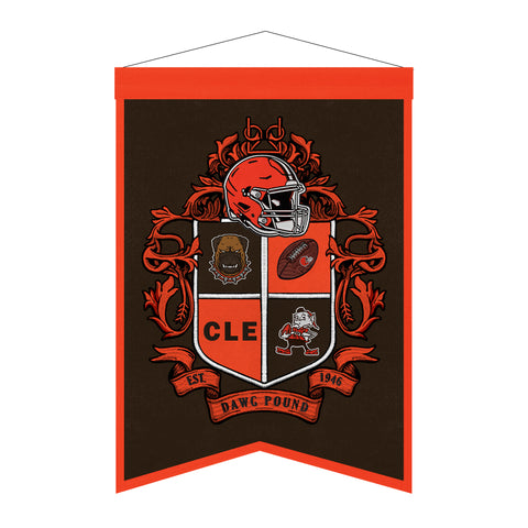 Cleveland Browns<br>Winning Streak Team Crest Banner