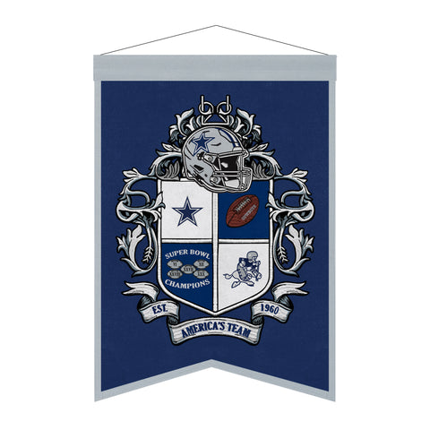Dallas Cowboys<br>Winning Streak Team Crest Banner