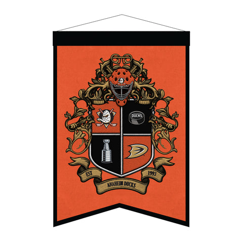 Anaheim Ducks<br>Winning Streak Team Crest Banner