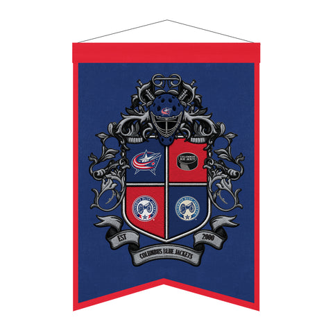 Columbus Blue Jackets<br>Winning Streak Team Crest Banner