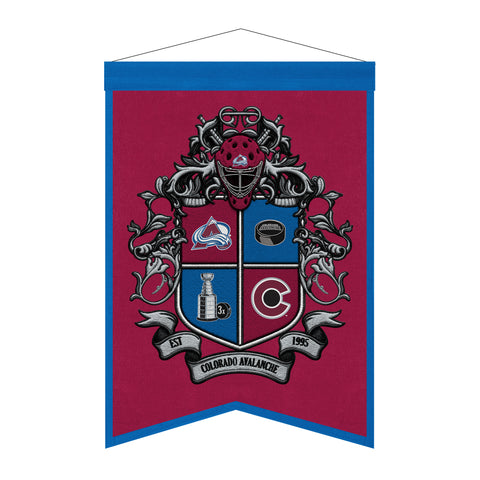 Colorado Avalanche<br>Winning Streak Team Crest Banner