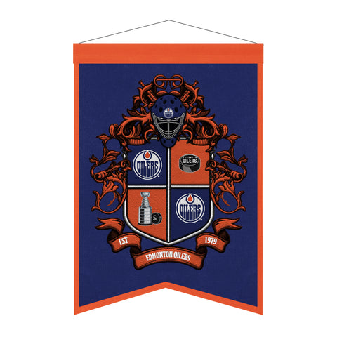 Edmonton Oilers<br>Winning Streak Team Crest Banner