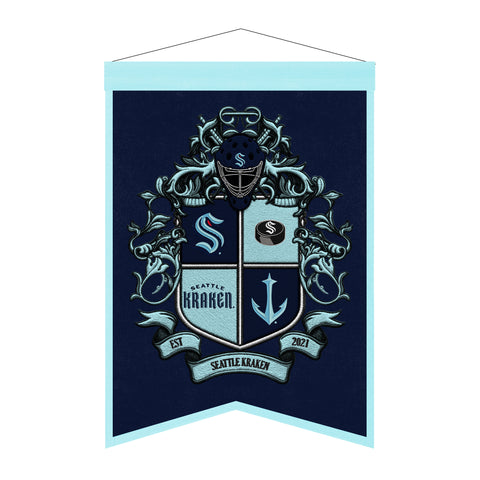 Seattle Kraken<br>Winning Streak Team Crest Banner
