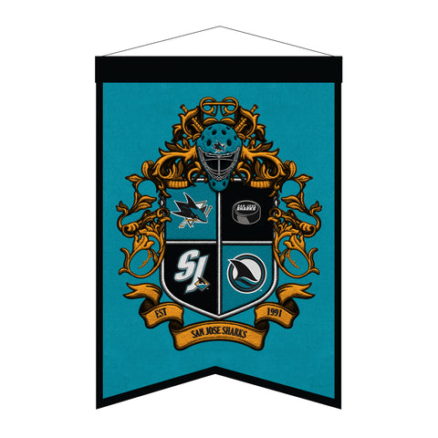 San Jose Sharks<br>Winning Streak Team Crest Banner