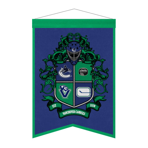 Vancouver Canucks<br>Winning Streak Team Crest Banner