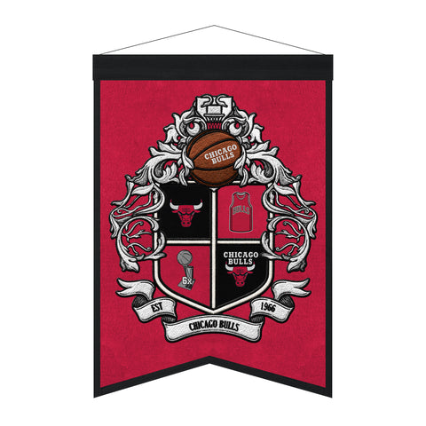 Chicago Bulls<br>Winning Streak Team Crest Banner
