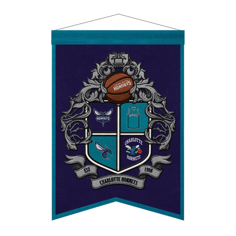 Charlotte Hornets<br>Winning Streak Team Crest Banner