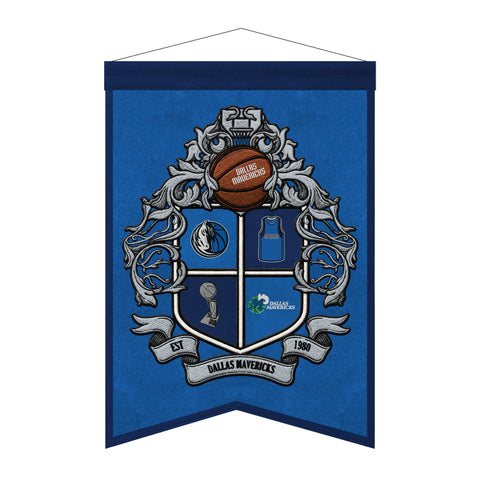 Dallas Mavericks<br>Winning Streak Team Crest Banner