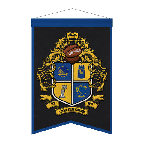 Golden State Warriors<br>Winning Streak Team Crest Banner