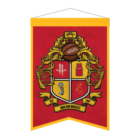 Houston Rockets<br>Winning Streak Team Crest Banner