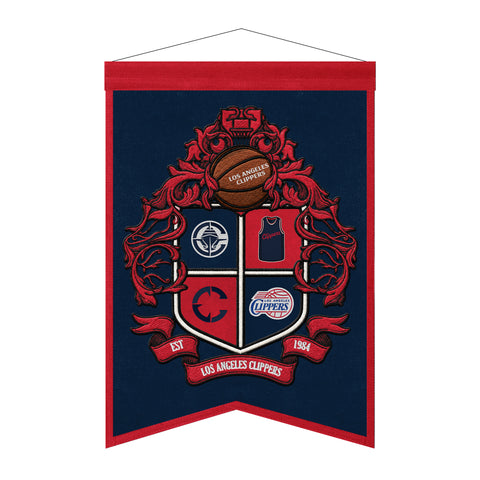 Los Angeles Clippers<br>Winning Streak Team Crest Banner