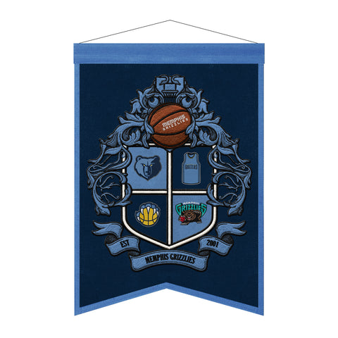 Memphis Grizzlies<br>Winning Streak Team Crest Banner