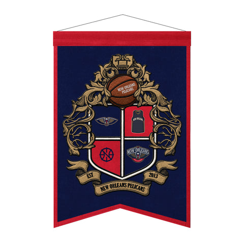 New Orleans Pelicans<br>Winning Streak Team Crest Banner