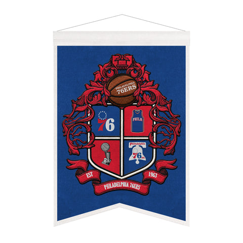 Philadelphia 76ers<br>Winning Streak Team Crest Banner