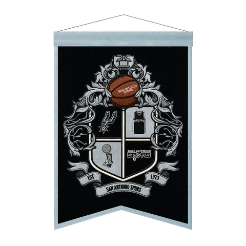 San Antonio Spurs<br>Winning Streak Team Crest Banner