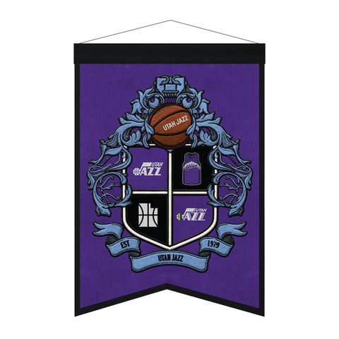 Utah Jazz<br>Winning Streak Team Crest Banner