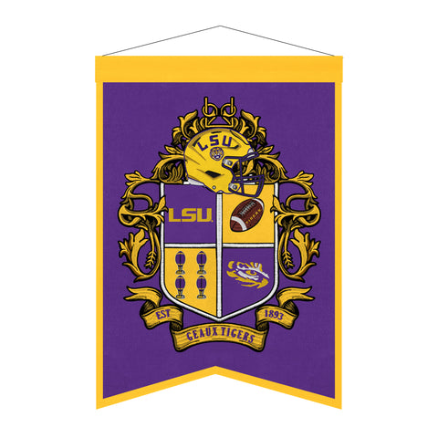 LSU Tigers<br>Winning Streak Team Crest Banner