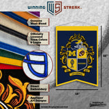 Michigan Wolverines<br>Winning Streak Team Crest Banner