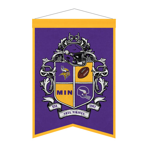 Minnesota Vikings<br>Winning Streak Team Crest Banner