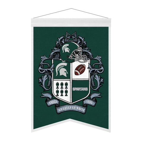 Michigan State Spartans<br>Winning Streak Team Crest Banner