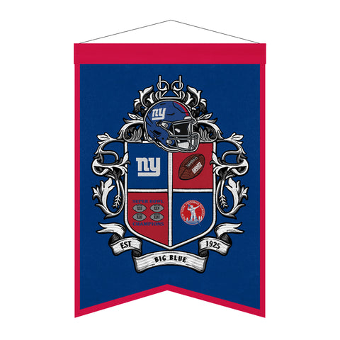 New York Giants<br>Winning Streak Team Crest Banner