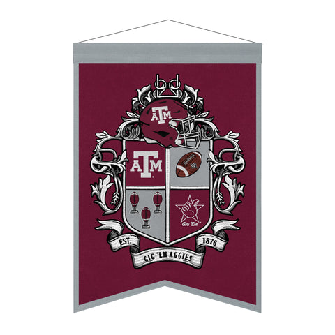 Texas A&M Aggies<br>Winning Streak Team Crest Banner