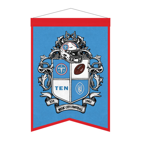 Tennessee Titans<br>Winning Streak Team Crest Banner