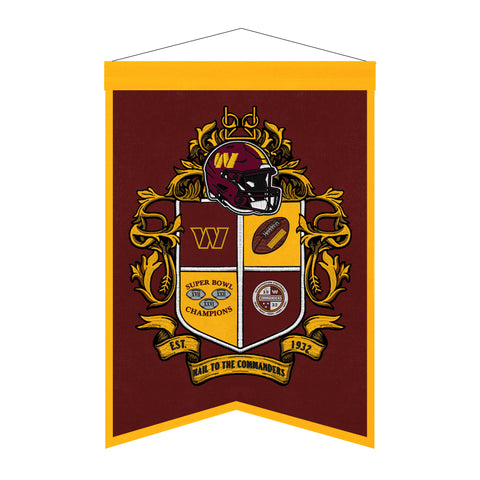 Washington Commanders<br>Winning Streak Team Crest Banner