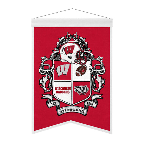 Wisconsin Badgers<br>Winning Streak Team Crest Banner