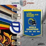 Los Angeles Rams<br>Winning Streak Dynasty Banner