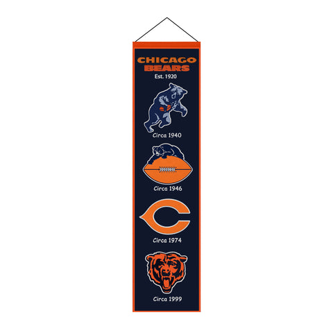 Chicago Bears<br>Winning Streak Heritage Banner