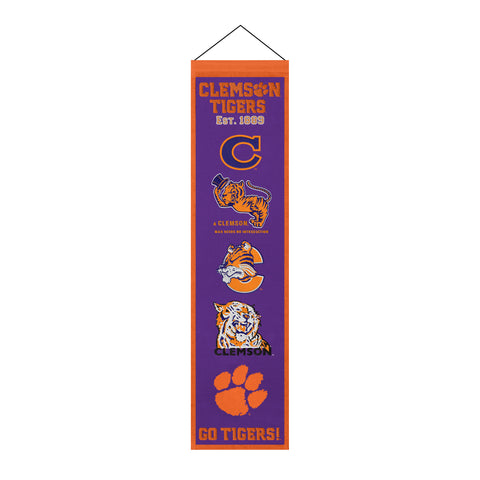Clemson Tigers<br>Winning Streak Heritage Banner
